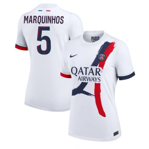 Dres Paris Saint-Germain Marquinhos #5 Gostujuci za Žensko 2024-25 Kratak Rukav